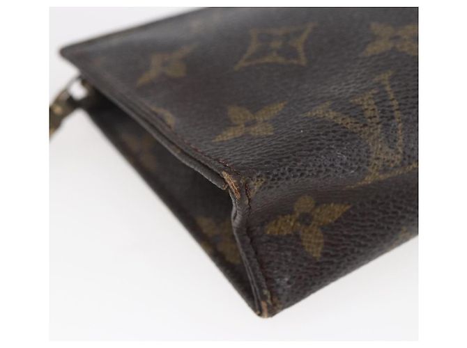 LOUIS VUITTON Poche Toilette Monogram 15 M47546 LV Auth 147368 Monogramma - vista 14