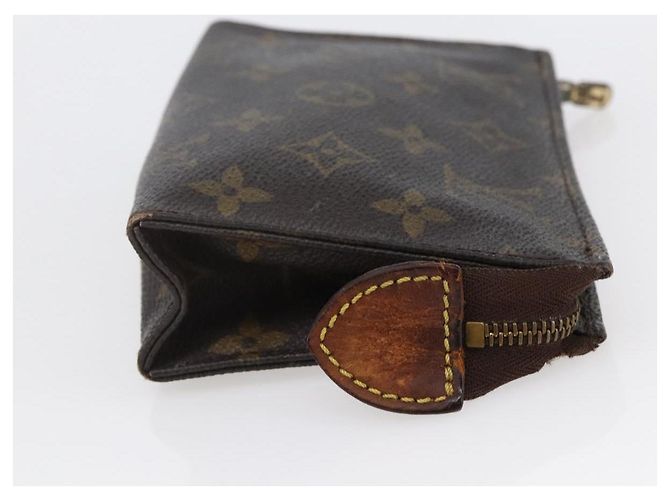 LOUIS VUITTON Poche Toilette Monogram 15 M47546 LV Auth 147368 Monogramma - vista 4