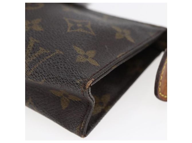 LOUIS VUITTON Poche Toilette Monogram 15 M47546 LV Auth 147368 Monogramma - vista 7