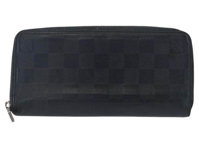 Portafoglio Zippy Verticale Damier Infini Nero LOUIS VUITTON N63549 LV Auth bs31260 - Ansicht 13