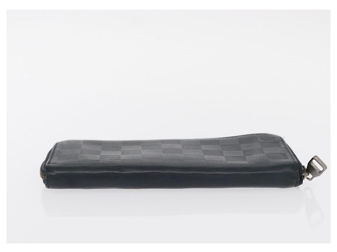Portafoglio Zippy Verticale Damier Infini Nero LOUIS VUITTON N63549 LV Auth bs31260 - vista 6