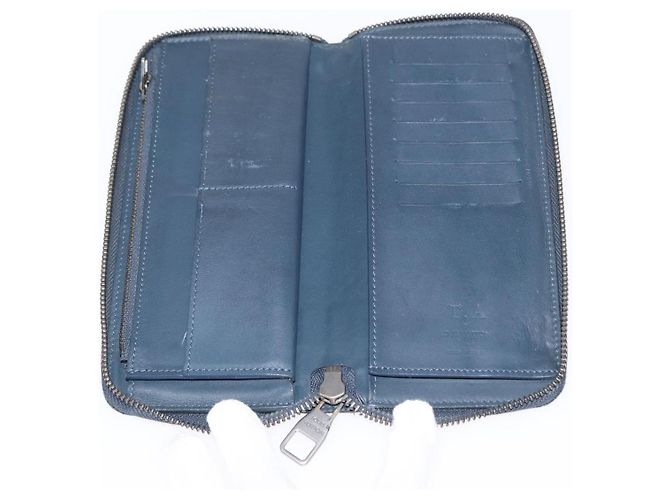 Portafoglio Zippy Verticale Damier Infini Nero LOUIS VUITTON N63549 LV Auth bs31260 - vista 9