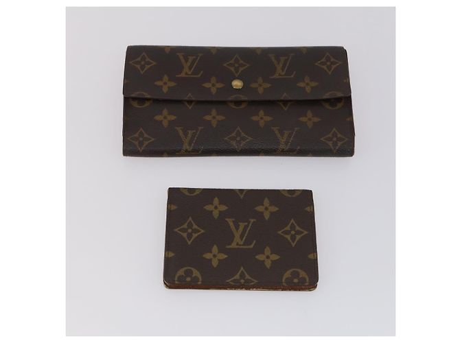 Louis Vuitton Portafoglio Monogram Epi 5 Set Giallo LV Auth am9787 Monogramma - vista 2