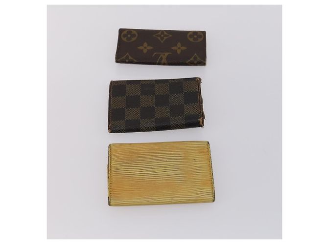 Louis Vuitton Portafoglio Monogram Epi 5 Set Giallo LV Auth am9787 Monogramma - vista 8
