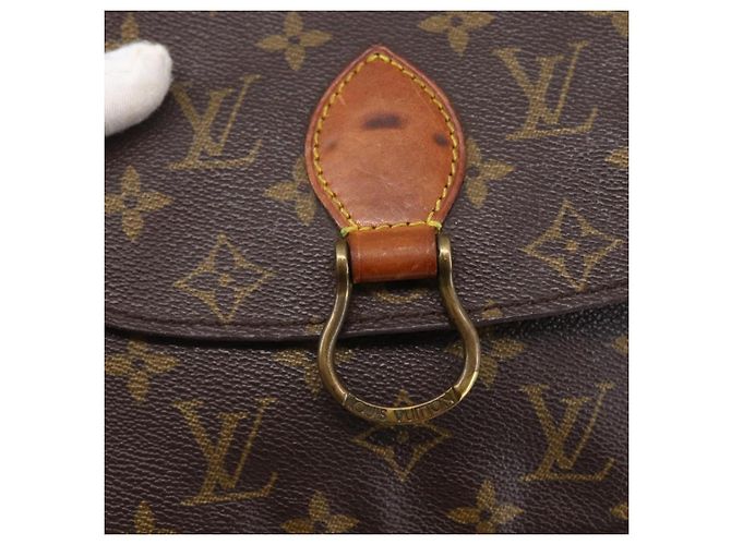 LOUIS VUITTON Borsa a Spalla Monogram Saint Cloud MM M51243 LV Auth BA6501 Monogramma - vista 14