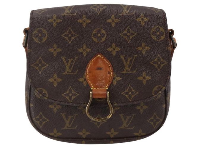 LOUIS VUITTON Borsa a Spalla Monogram Saint Cloud MM M51243 LV Auth BA6501 Monogramma - vista 2