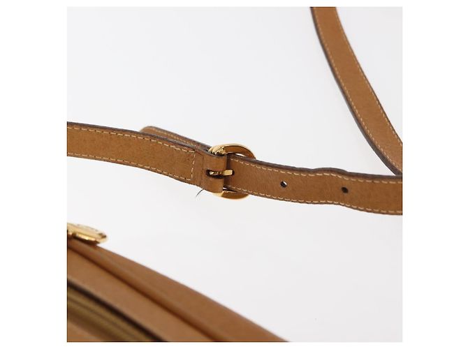 Gucci Borsa a Spalla Micro GG Supreme PVC Beige Oro 001 084 0852 Auth BA6744 D'oro - vista 8
