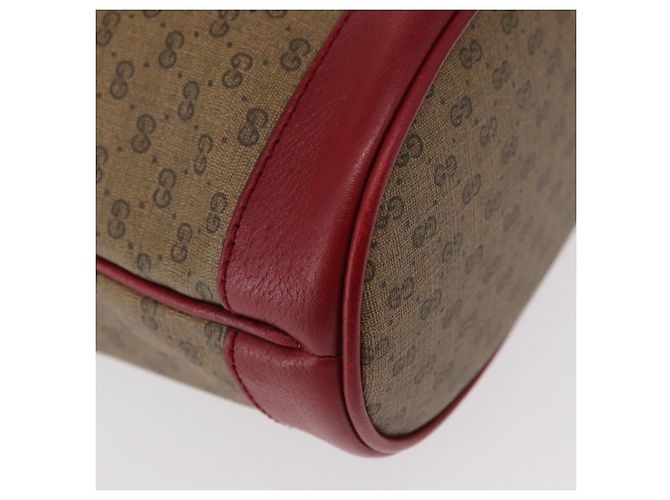 Borsa di collaborazione GUCCI Micro GG Supreme Doraemon in PVC 625216 Auth 156657SAM Beige D'oro - vista 10