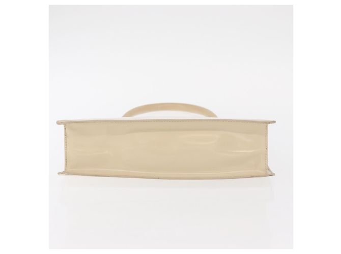 Borsa a Mano GUCCI Smalto Beige Oro Auth bs31430 D'oro - vista 5