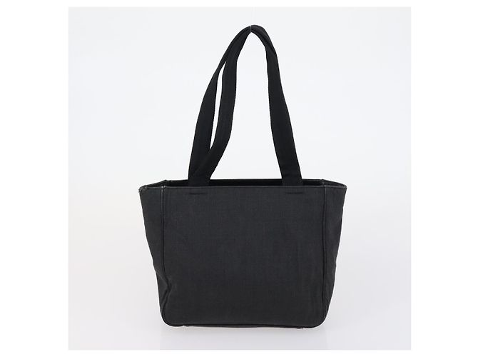 PRADA Bolsa de Esporte em Lona de Nylon 3 Peças Verde Preto Auth 154548 - vista 20