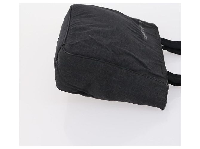 PRADA Bolsa de Esporte em Lona de Nylon 3 Peças Verde Preto Auth 154548 - vista 21