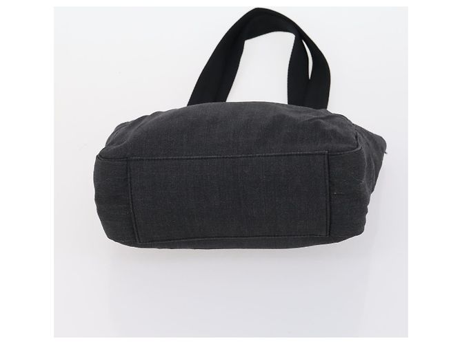 PRADA Bolsa de Esporte em Lona de Nylon 3 Peças Verde Preto Auth 154548 - vista 24