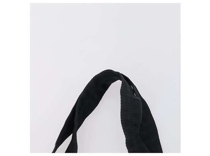 PRADA Bolsa de Esporte em Lona de Nylon 3 Peças Verde Preto Auth 154548 - vista 6
