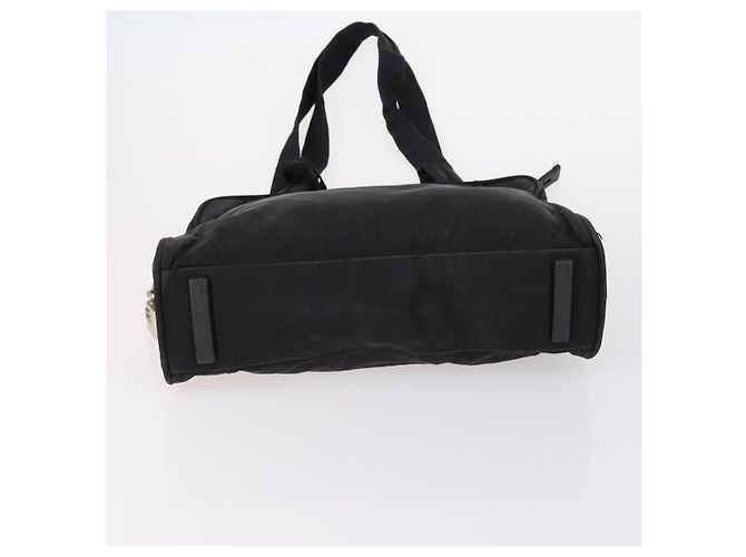 PRADA Bolsa de Esporte em Lona de Nylon 3 Peças Verde Preto Auth 154548 - vista 7