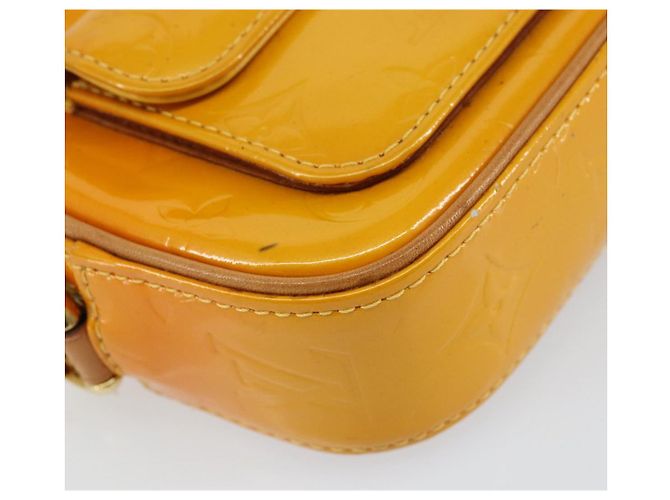 LOUIS VUITTON Monogram Vernis Christy MM Schultertasche Gelb M91108 Auth mr1610 - Ansicht 14