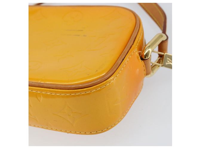 LOUIS VUITTON Monogram Vernis Christy MM Schultertasche Gelb M91108 Auth mr1610 - Ansicht 15