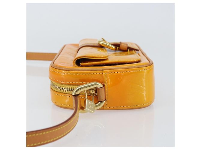 LOUIS VUITTON Monogram Vernis Christy MM Schultertasche Gelb M91108 Auth mr1610 - Ansicht 4