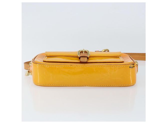 LOUIS VUITTON Monogram Vernis Christy MM Schultertasche Gelb M91108 Auth mr1610 - Ansicht 5