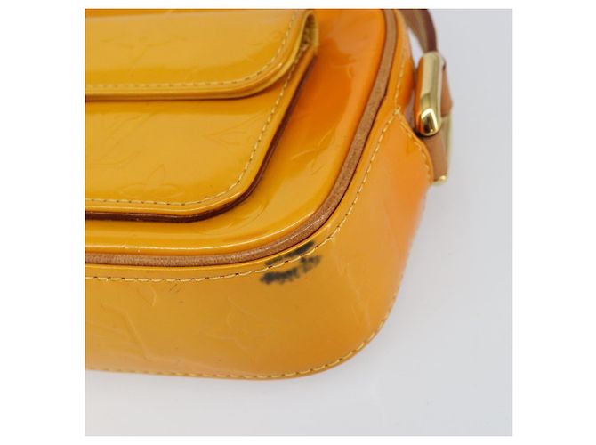 LOUIS VUITTON Monogram Vernis Christy MM Schultertasche Gelb M91108 Auth mr1610 - Ansicht 9