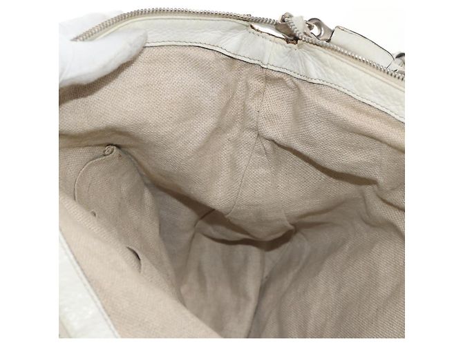 Gucci Borsa a mano GG Canvas 2way Beige Bianco Auth ep10950 - vista 26