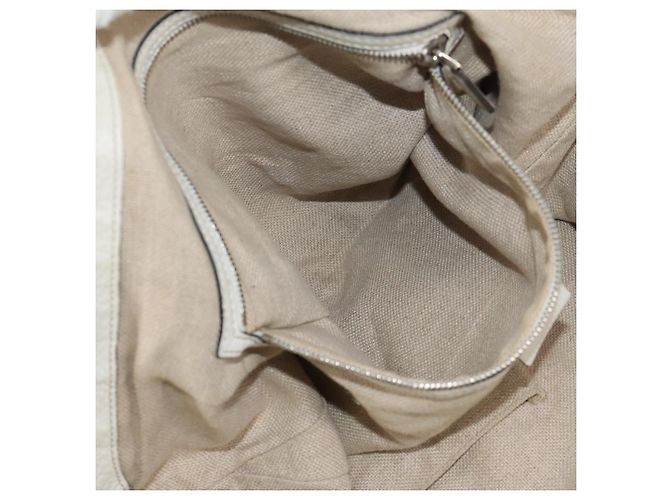 Gucci Borsa a mano GG Canvas 2way Beige Bianco Auth ep10950 - vista 29