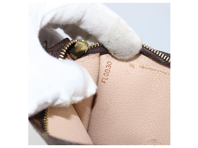 Bucket LOUIS VUITTON Monogramma Secchiello PM Pochette Accessorio LV Auth am9205 - vista 12