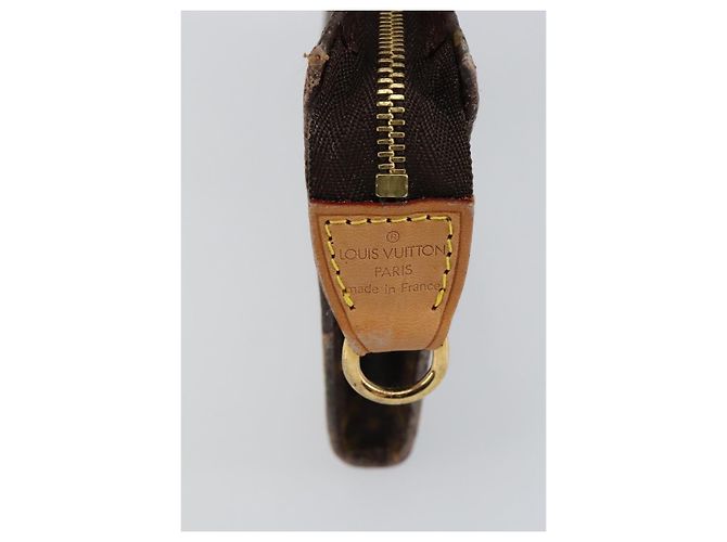 Bucket LOUIS VUITTON Monogramma Secchiello PM Pochette Accessorio LV Auth am9205 - vista 8