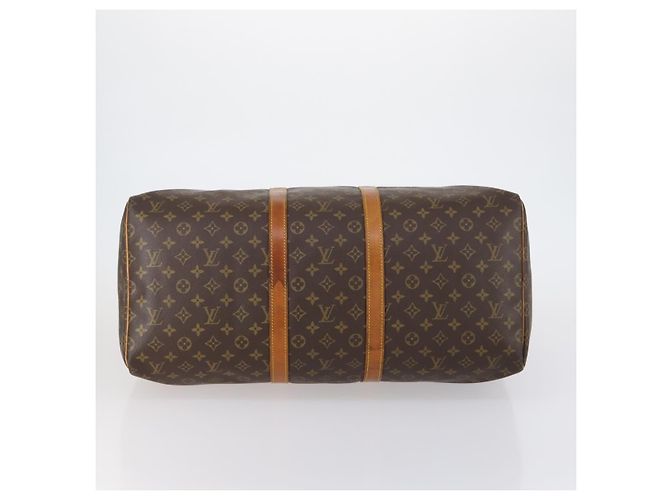 LOUIS VUITTON Borsa Boston Monogram Keepall 55 M41424 LV Auth 150835 Monogramma - vista 5
