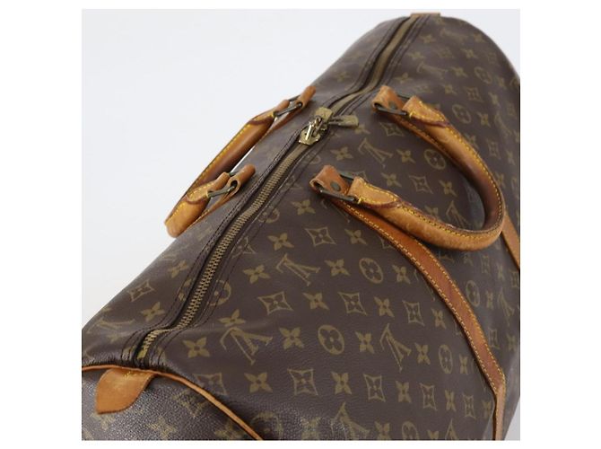 LOUIS VUITTON Borsa Boston Monogram Keepall 55 M41424 LV Auth 150835 Monogramma - vista 6