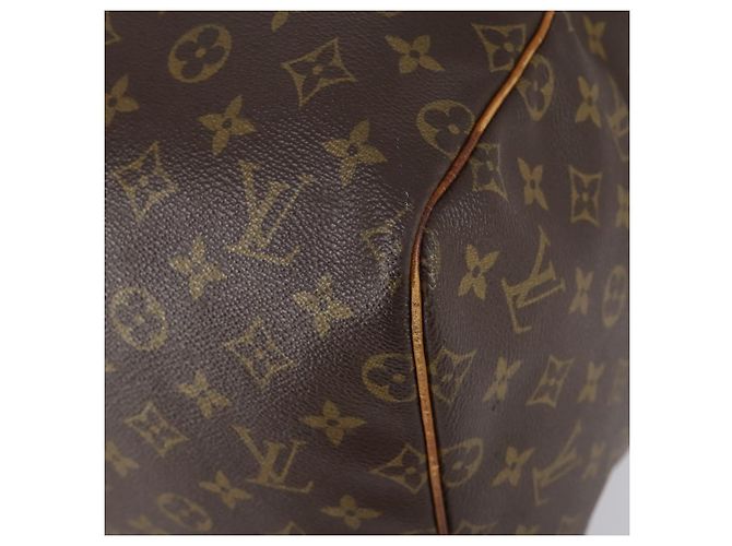 LOUIS VUITTON Borsa Boston Monogram Keepall 55 M41424 LV Auth 150835 Monogramma - vista 9