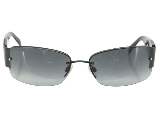Gafas de sol CHANEL de plástico Negro CC Auth bs31456 - vista 2