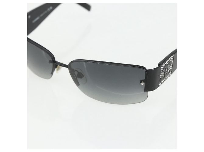 Gafas de sol CHANEL de plástico Negro CC Auth bs31456 - vista 7