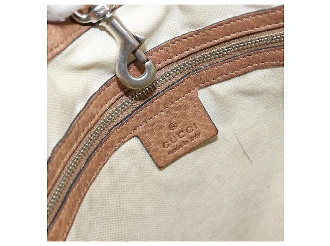 Gucci Borsa Tote Miss GG in Canvas GG Beige Argento 342591 Auth 154584 - vista 15