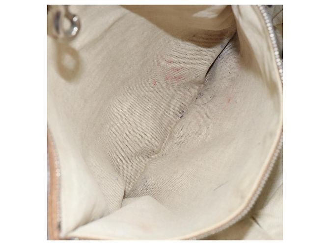 Gucci Borsa Tote Miss GG in Canvas GG Beige Argento 342591 Auth 154584 - vista 20