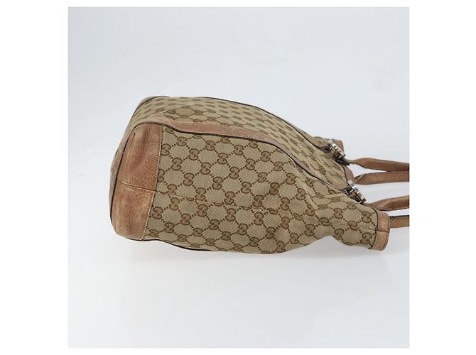 Gucci Borsa Tote Miss GG in Canvas GG Beige Argento 342591 Auth 154584 - vista 4