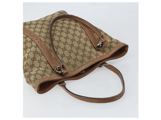 Gucci Borsa Tote Miss GG in Canvas GG Beige Argento 342591 Auth 154584 - vista 6