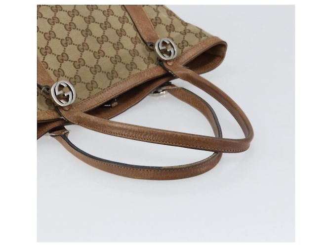 Gucci Borsa Tote Miss GG in Canvas GG Beige Argento 342591 Auth 154584 - vista 7