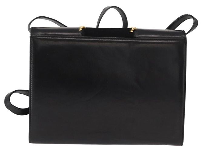 Borsa a Spalla Salvatore Ferragamo in Pelle Nera Oro Auth 153867 Nero D'oro - vista 3