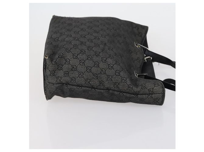Borsa Tote GG Canvas Gucci 2 pezzi Azzurro Chiaro Nero Auth 150393 Blu chiaro - vista 12