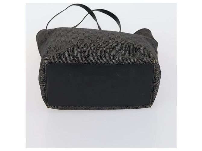 Borsa Tote GG Canvas Gucci 2 pezzi Azzurro Chiaro Nero Auth 150393 Blu chiaro - vista 15