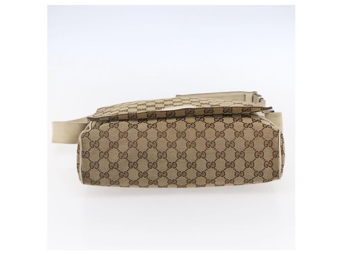 Borsa a Spalla GG Canvas Gucci Beige Argento 146236 Auth 154436 - vista 5