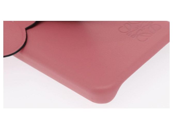 Custodia per iPhone in pelle rosa LOEWE Auth bs31447 - vista 15
