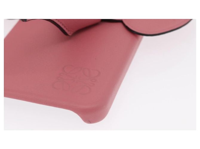 Custodia per iPhone in pelle rosa LOEWE Auth bs31447 - vista 16