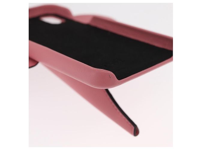 Custodia per iPhone in pelle rosa LOEWE Auth bs31447 - vista 17