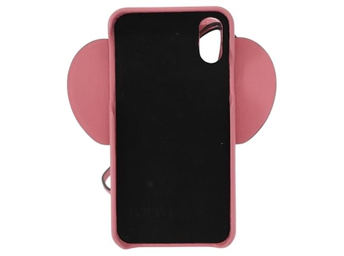 Custodia per iPhone in pelle rosa LOEWE Auth bs31447 - vista 2