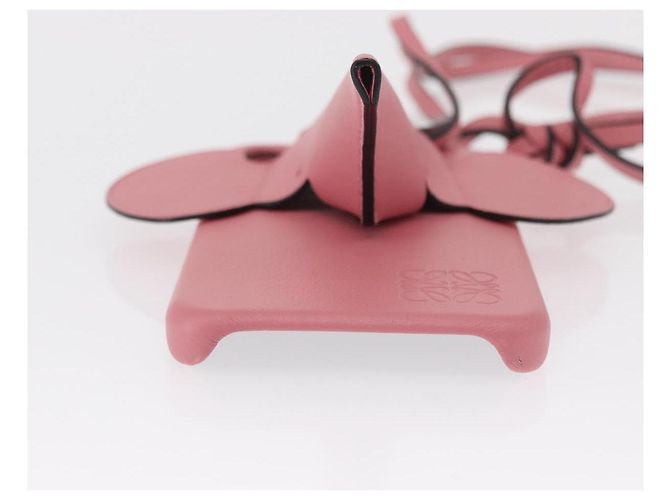 Custodia per iPhone in pelle rosa LOEWE Auth bs31447 - vista 5