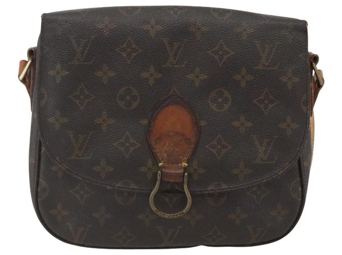 LOUIS VUITTON Bolsa de Ombro Monogram Saint Cloud GM M51242 LV Auth BA8536 Monograma - vista 13