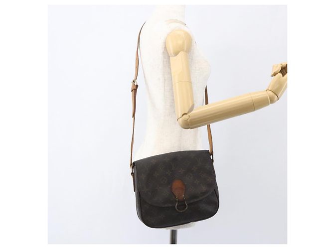 LOUIS VUITTON Bolsa de Ombro Monogram Saint Cloud GM M51242 LV Auth BA8536 Monograma - vista 26