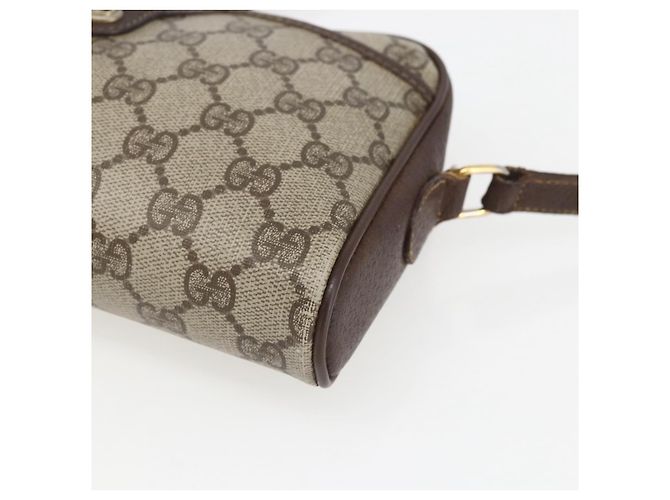 Borsa Sherry Line GG Supreme Web di GUCCI in PVC Beige Rosso Verde 116 02 089 Auth 157158 - vista 10