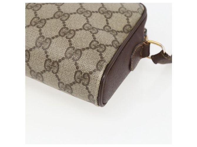 Borsa Sherry Line GG Supreme Web di GUCCI in PVC Beige Rosso Verde 116 02 089 Auth 157158 - vista 12